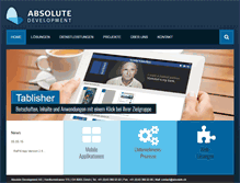 Tablet Screenshot of absolute.ch